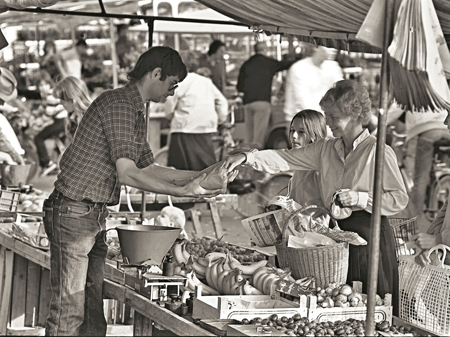 Marktag in Roxel 1979